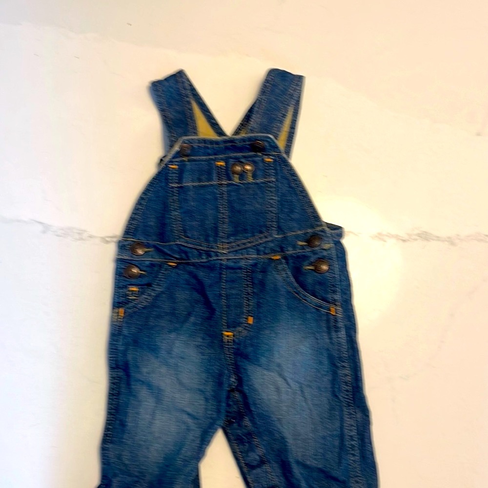 Oshkosh denim baby overalls